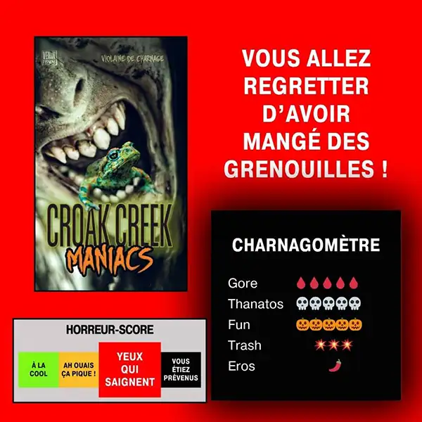 Croak Creel Maniacs Charnagométre