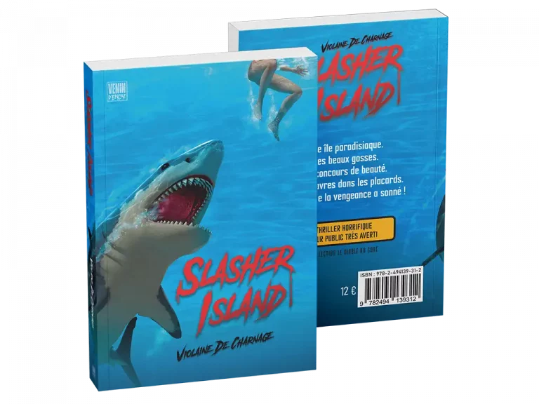 Slasher Island : votre thriller gore et monoï de l'été ! Pour les fans de slashers au cinéma : Halloween, Scream, Vendredi 13, Souviens-toi l'été dernier, Urban Legend etc.