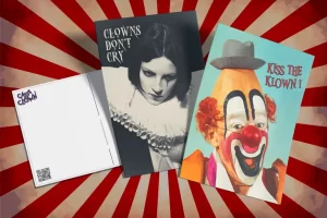 Cartes postales collector Casse Clown