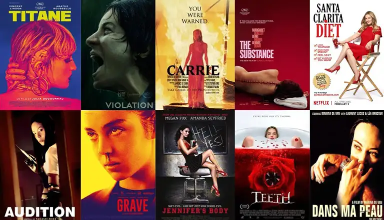 Sélection de films et séries femgore