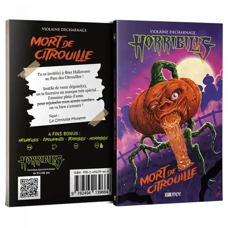 MORT DE CITROUILLE - Roman d'épouvante tout public de 10 à 666 ans